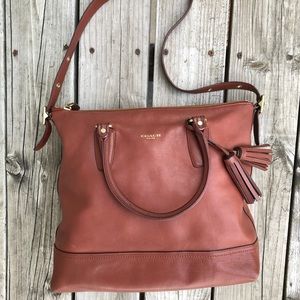 Coach authentic leather tote